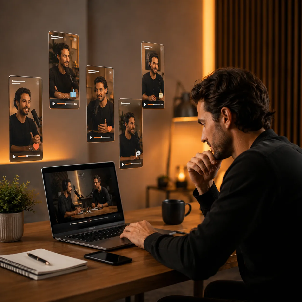 Short clips from Meet The Creator distributed socially online